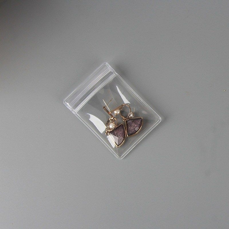 PVC自封袋珠宝袋子 透明首饰袋耳环饰品收纳袋包装袋文玩密封袋子