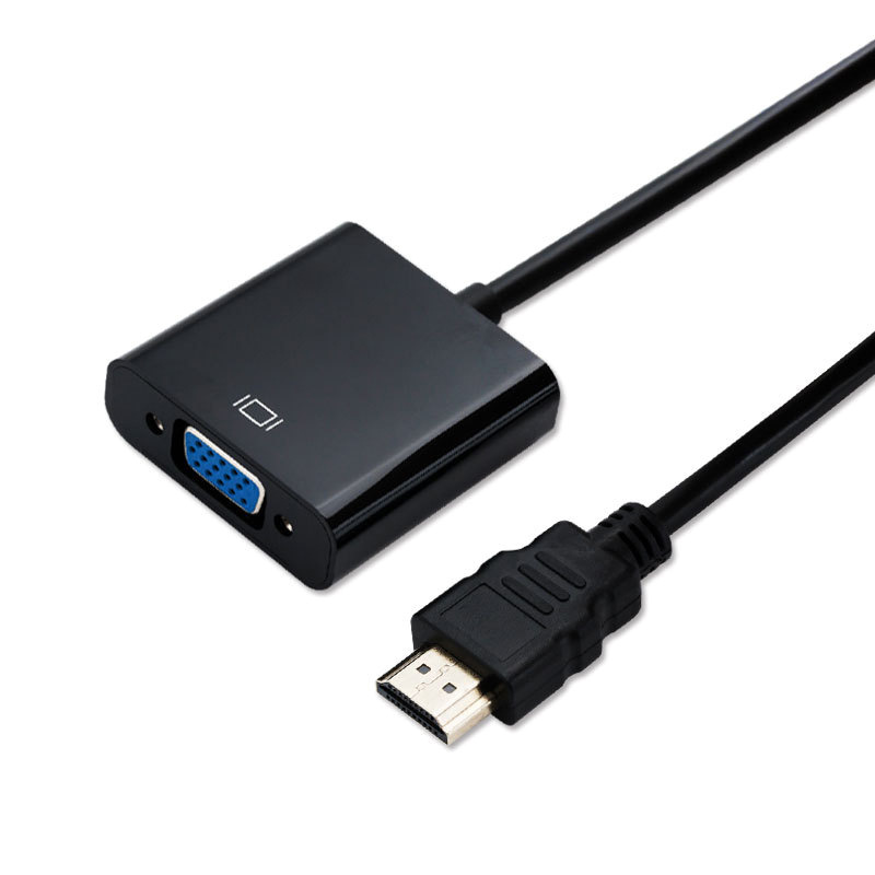 Adaptador/Convertidor de HDMI a VGA, Soporta Audio/Video