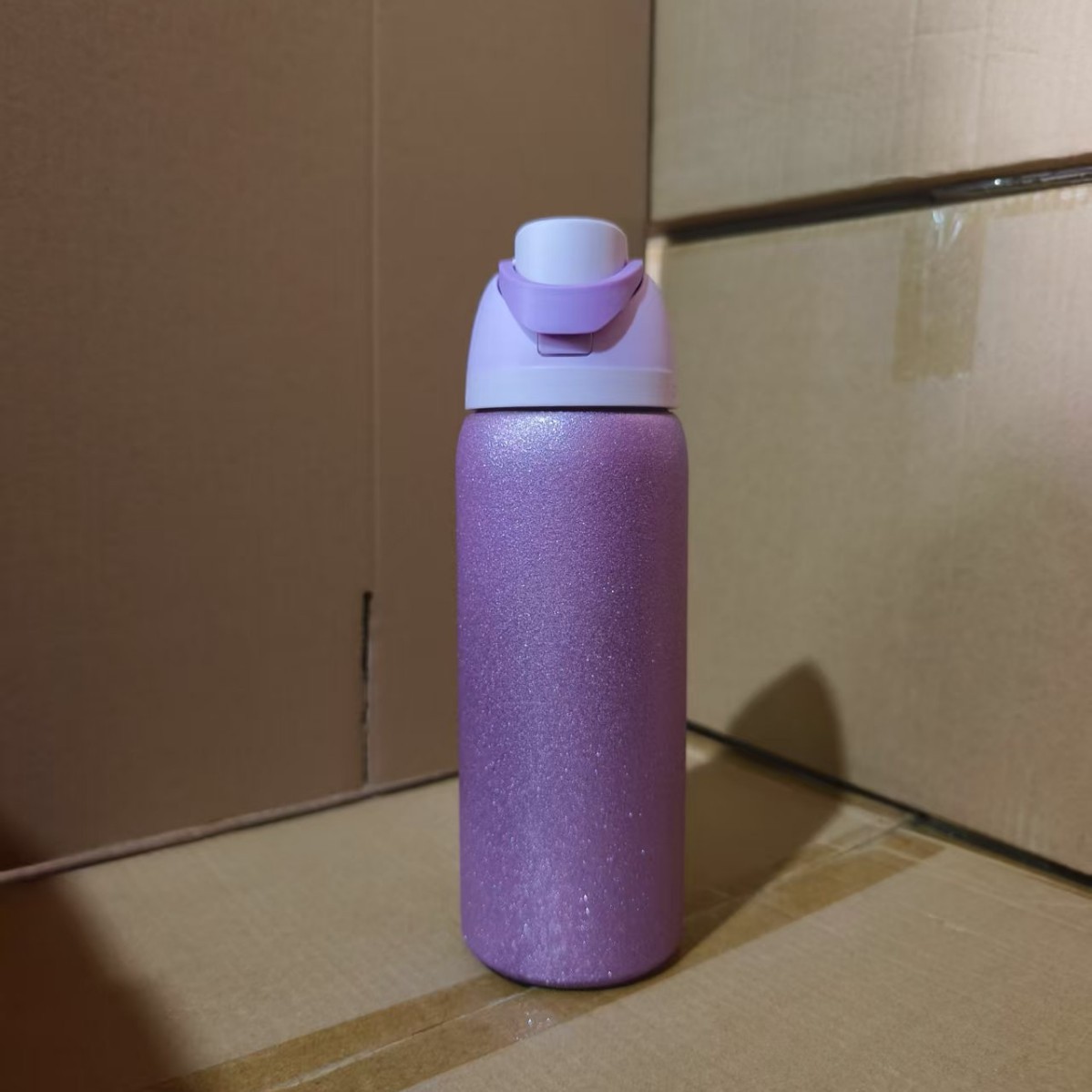 Vaso Aislado de Acero Inoxidable 304 Estilo Owala de Amazon con Asa, Botella de Agua Deportiva, Vaso de Doble Uso, Vaso para Agua, Regalo