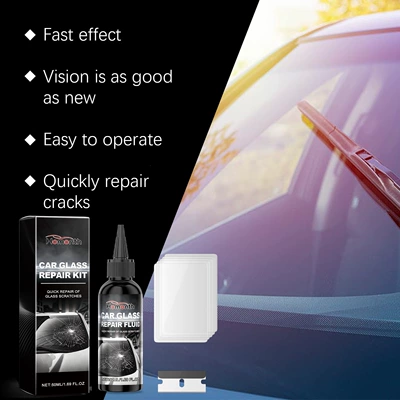 Kit, Auto glass repair liquid