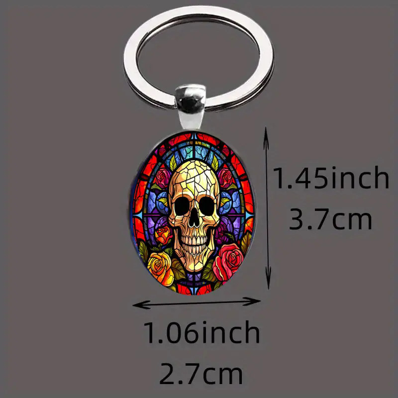Men's fashionable skull with accessories