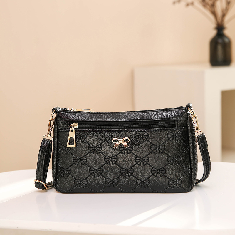 Yongxing Baima geantă din piele stil coreean la modă femei geantă cu un umăr crossbody geantă mică stradă stand alergare Jianghu mama geantă casual_voghion.com