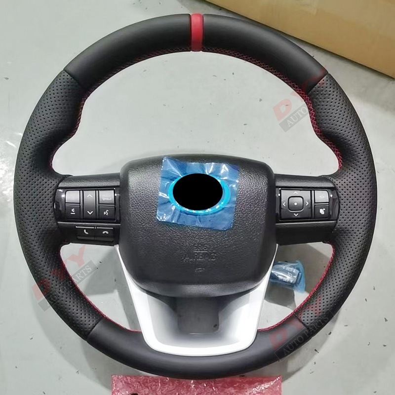 Suitable for Hilux Revo Full Leather Steering Wheel Steering Wheel Assembly Fortuner Steering Wheel