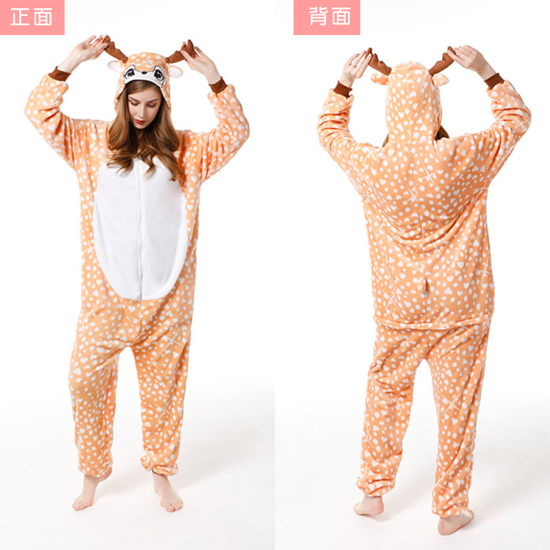 Otoño y invierno serie de animales de flanela de dibujos animados mono Goku polvo cerdo padres e hijos pareja ropa de casa interacción padre-hijo