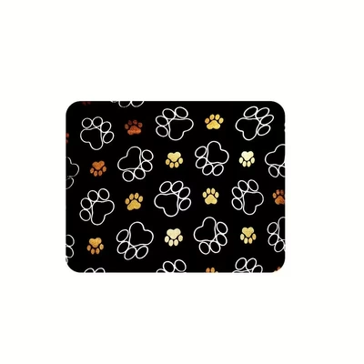 easy to maintain, wholesale, Avtomobil döşəmə paspasları - sd265-black-gold-cute-claw-75100cmcrystal-velvet-with-dot-plastic-backing