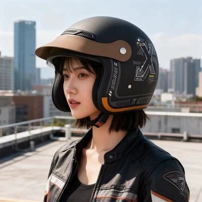 3C Certified Women's Electric Vehicle Helmet, Men's All-Season Universal Autumn and Winter Warm Motorcycle Helmet, Half Helmet, New National Standard