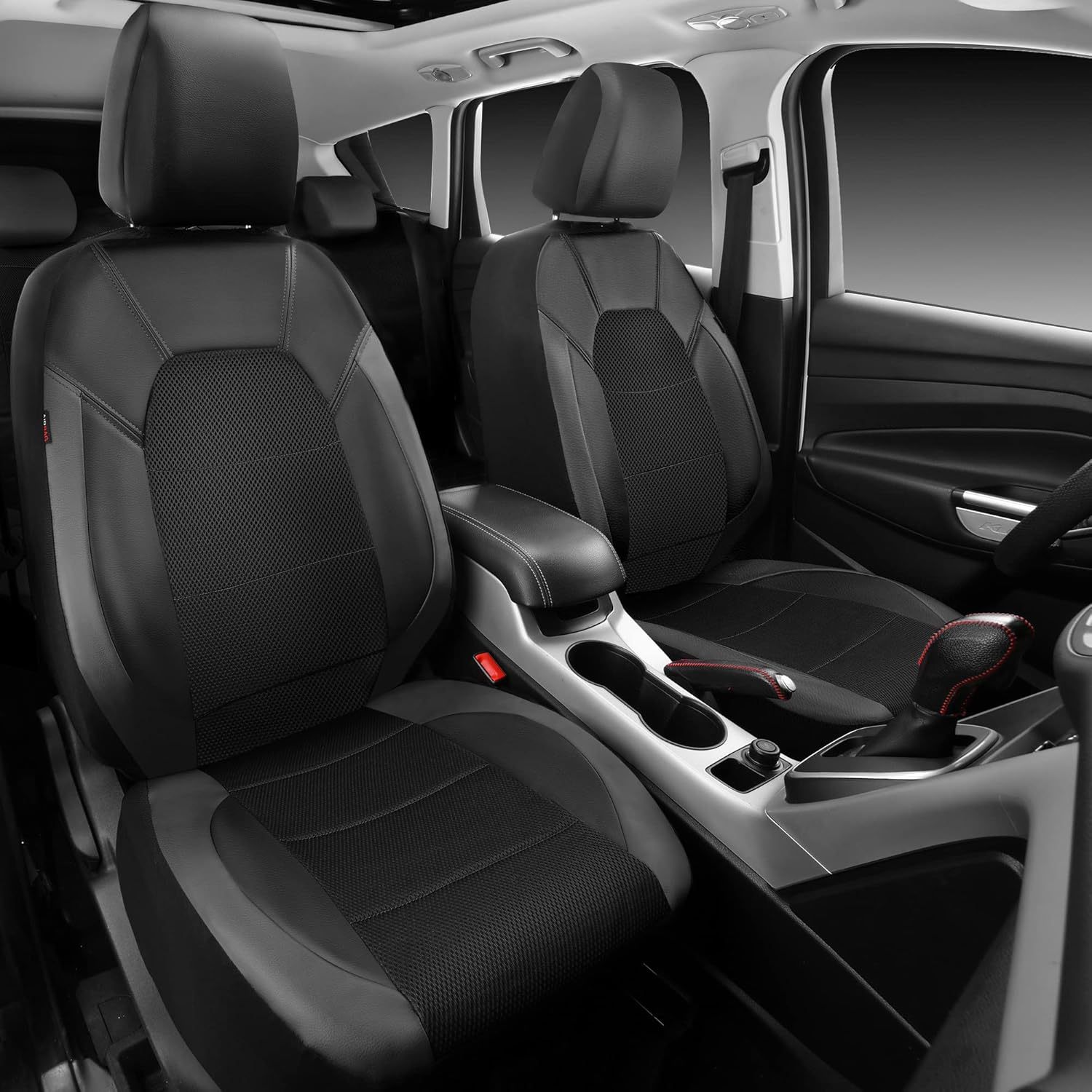 Cross-Border Pu Leather Universal Car Seat Cover Sandwich Leather Temu Amazon Meike Multi Factory Direct Sales