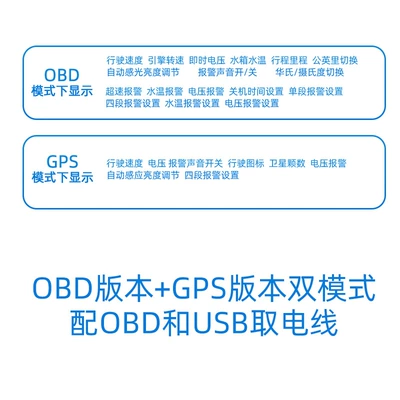 Hud Head-Up Display Car Car display - obdgps-version-hud-white-light-head-up-display-obd