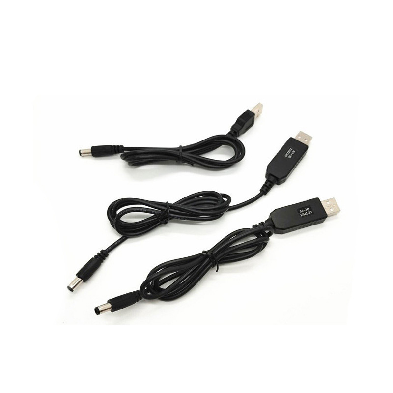 USB升压线 DC TO DC 5V/9V/12V 充电宝 升压模块 DC接口5.5*2.1MM