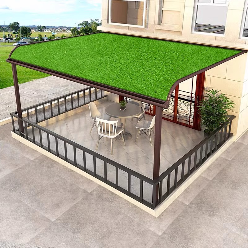 Aire acondicionado cubierta protectora de la unidad exterior a prueba de lluvia, protección solar, esterilla a prueba de agua, aislamiento acústico de la unidad exterior a prueba de goteo de sombrilla, protector de lluvia