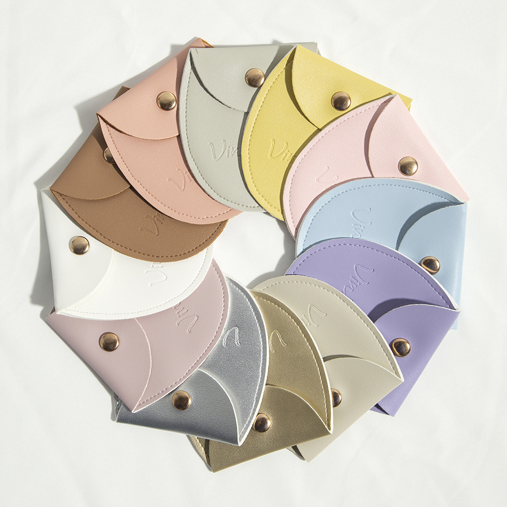 1 Piece Pu Leather Simple Style Daily Solid Color Jewelry Packaging Bags display picture 1