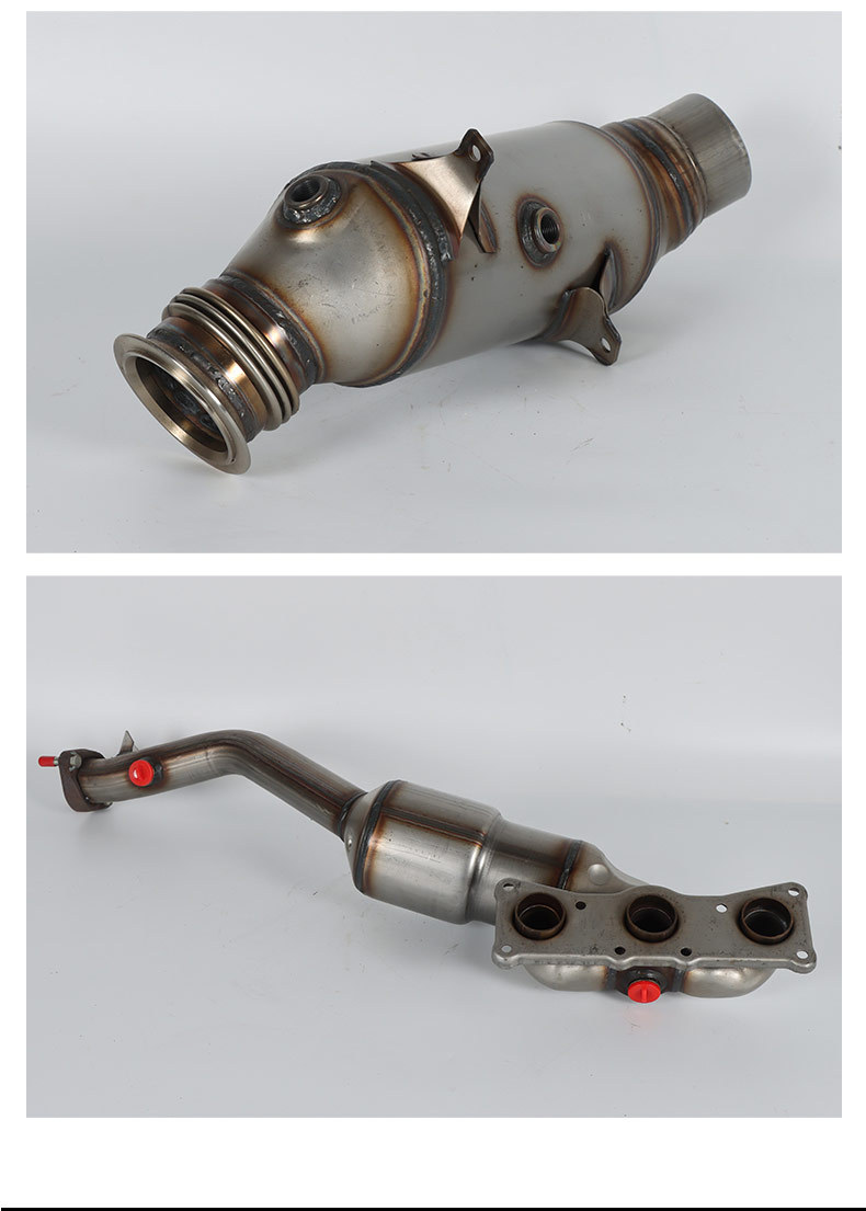 Customized for Bmw Series Three-Way Catalytic Converter with Oxygen Sensor Car Three-Way Catalytic Converter