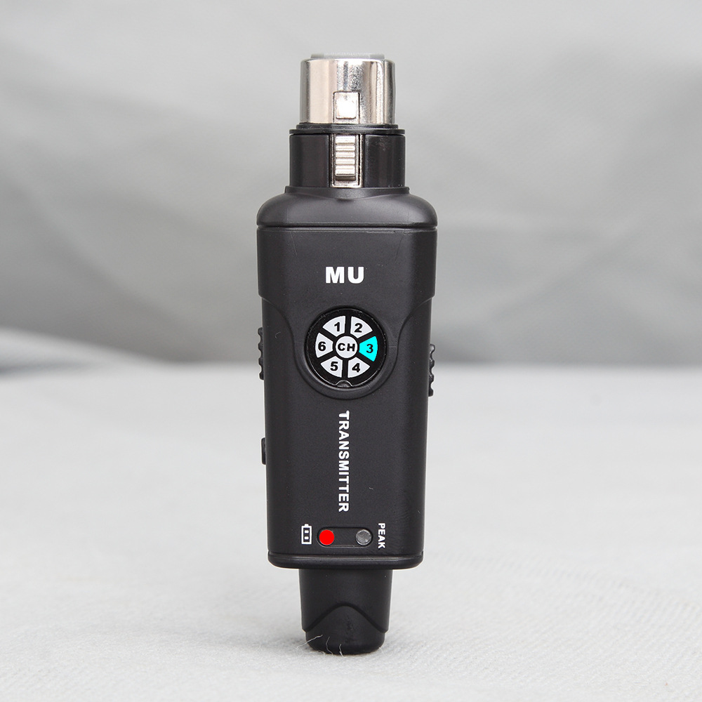 无线监听耳返系统2.4G跨镜专供立体声发射器6通道选择XLR音频接口