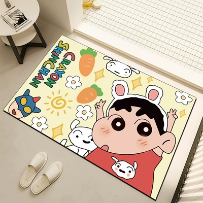 Mat Bathroom Toilet Door Absorbent, Avtomobil döşəmə paspasları - hairband-xiaoxin-xiaobai-4060cm-new-diatom-mud