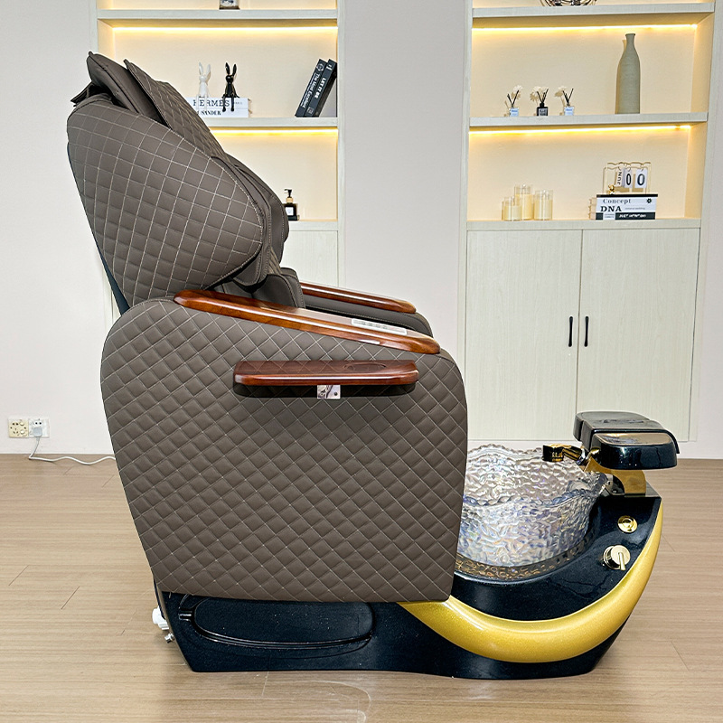 Nuevo lujo eléctrico de espalda mano masaje pedoterapia silla de baño de pies silla de manicurecería multifuncional silla de baño de pies salón