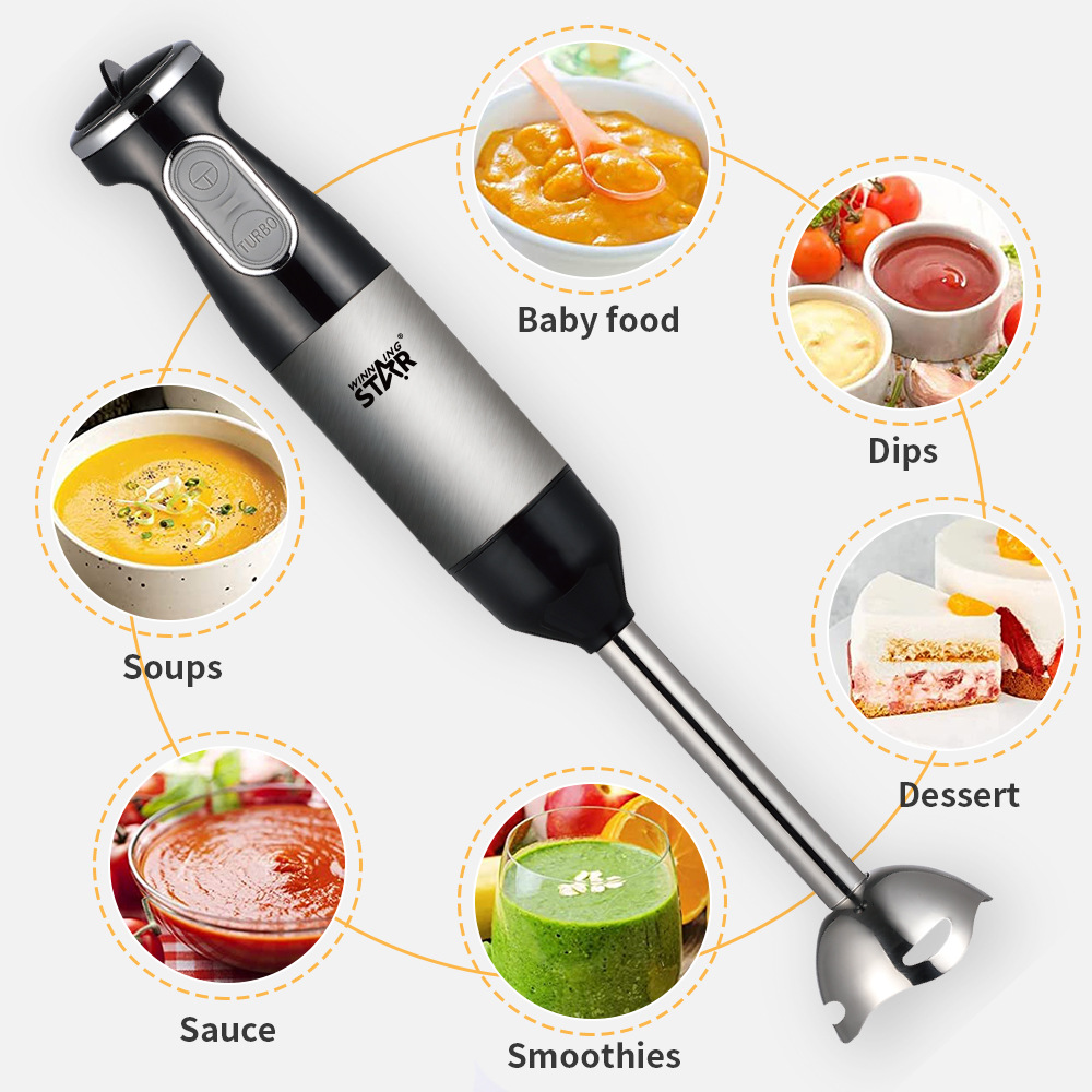 Ganador de la estrella transfronteriza exprimidor de mano de cocina palo picadora de carne multi-función de suplemento alimenticio máquina licuadora