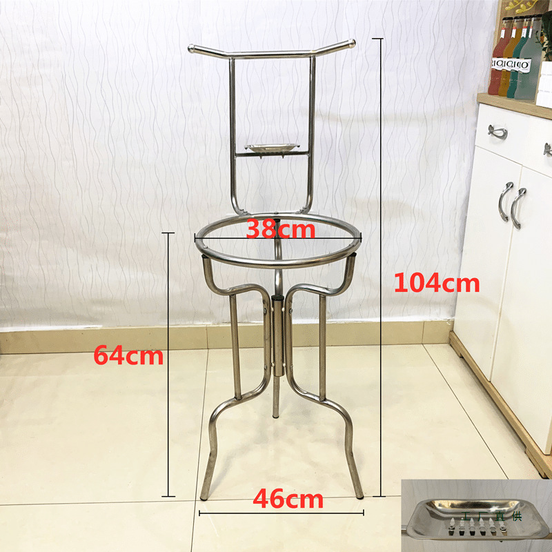 农村不锈钢脸盆架不锈钢毛巾架老式不锈钢脸盆加厚脸盆架