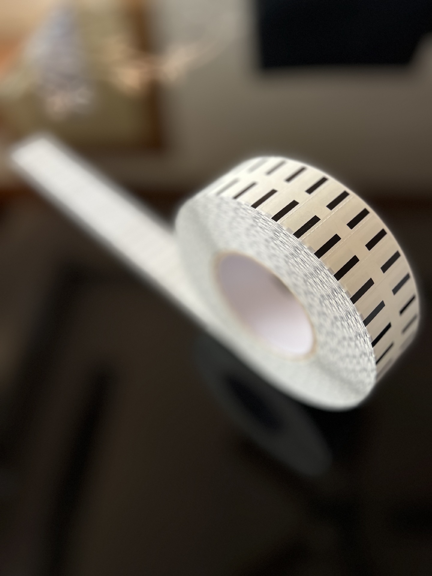 ABS绿色洁净管心自粘帖防静电RFID标签瓦伦管心无尘标签SUNTECK