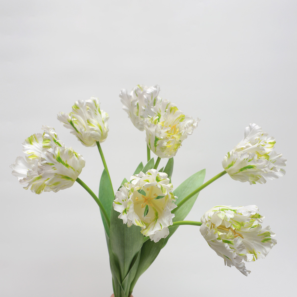 행빈 고급 앵무새 튤립 인공 꽃 가정 장식 거실 장식품 웨딩 소품 가짜 꽃 제조 업체 도매