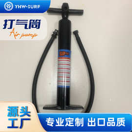 批发桨板气球打气筒双向高压皮sup划艇瑜伽垫体操充气冲浪板便携