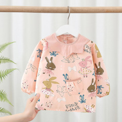 赤ちゃんのカバーの純綿のお姫様のスカートの子供の防水の汚れ防止の保護服の女の子の外は洋気を着て服を着ます。