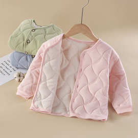 儿童外套三层校服神器女童棉衣男童内胆棉服二棉加绒中大童保暖