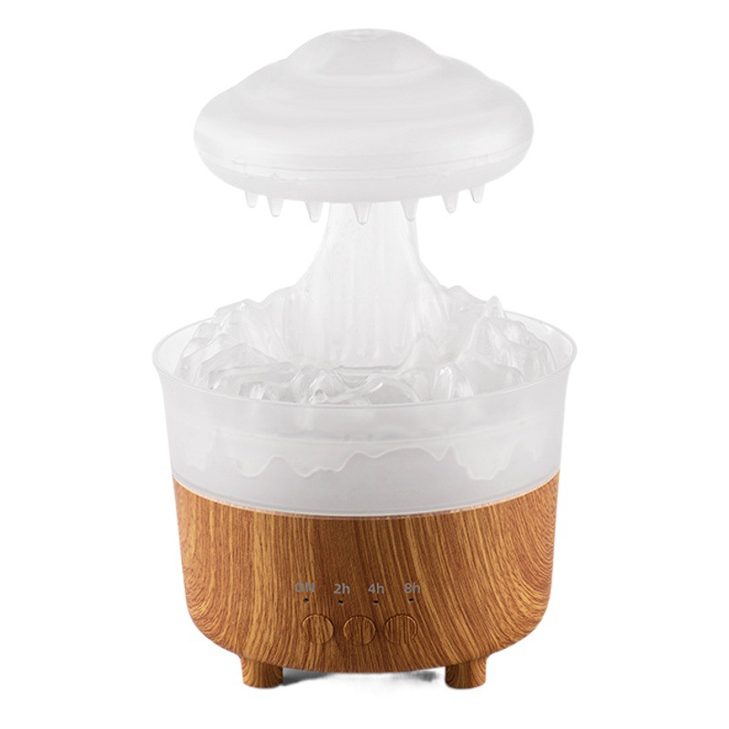 Creativo colorido luz gota de agua aromaterapia máquina de escritorio oficina aromaterapia nube bajo nube humidificador transfronterizo