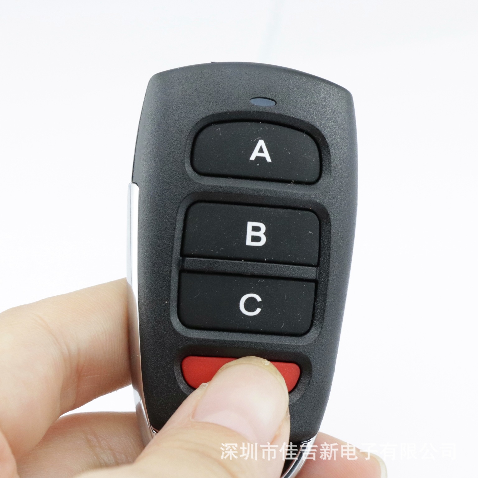 外贸出口货源433对拷贝遥控器 电动门卷帘门伸缩门遥控器手柄钥匙