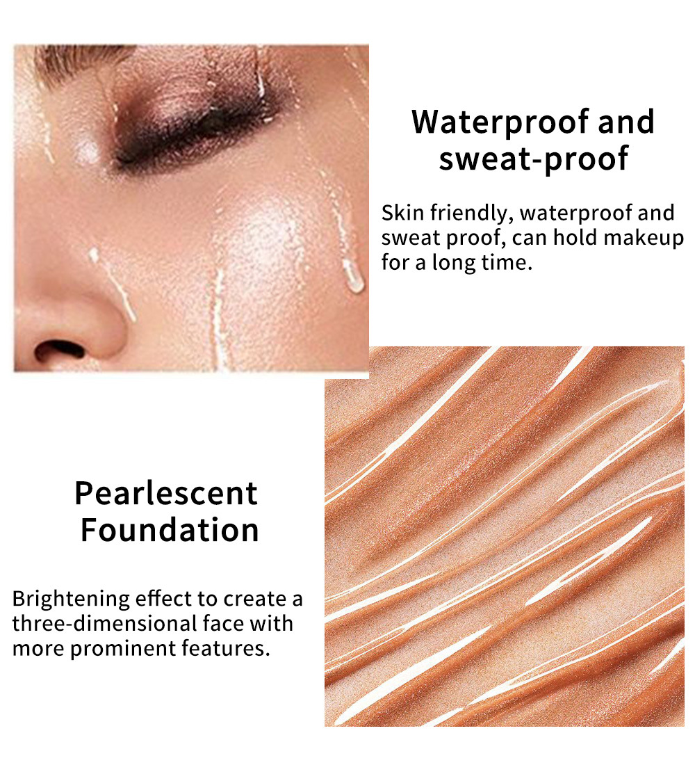 Julystar Facial Concealer Bestseller High-Gloss Pearlescent Foundation, Natural and Long-lasting brightening and moisturizing Foundation wholesale undefined