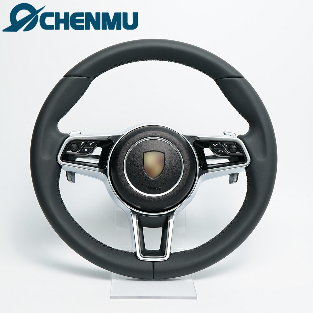 Modified Steering Wheel Assembly for Porsche Cayenne Panamera 911 Cayman 718 Boxster