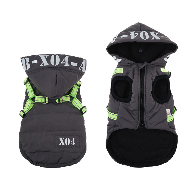 Oso de peluche de dos patas Bomei chenari Chaleco de perro pequeño Ropa de perro mascota transfronteriza engrosada Otoño e Invierno