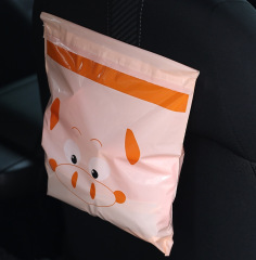 Car-mounted self-adhesive garbage bag, in-car disposable storage bag, thick sealed foldable cleaning bag