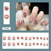 Fake nails, summer removable nail stickers for nails for manicure, ready-made product, wholesale