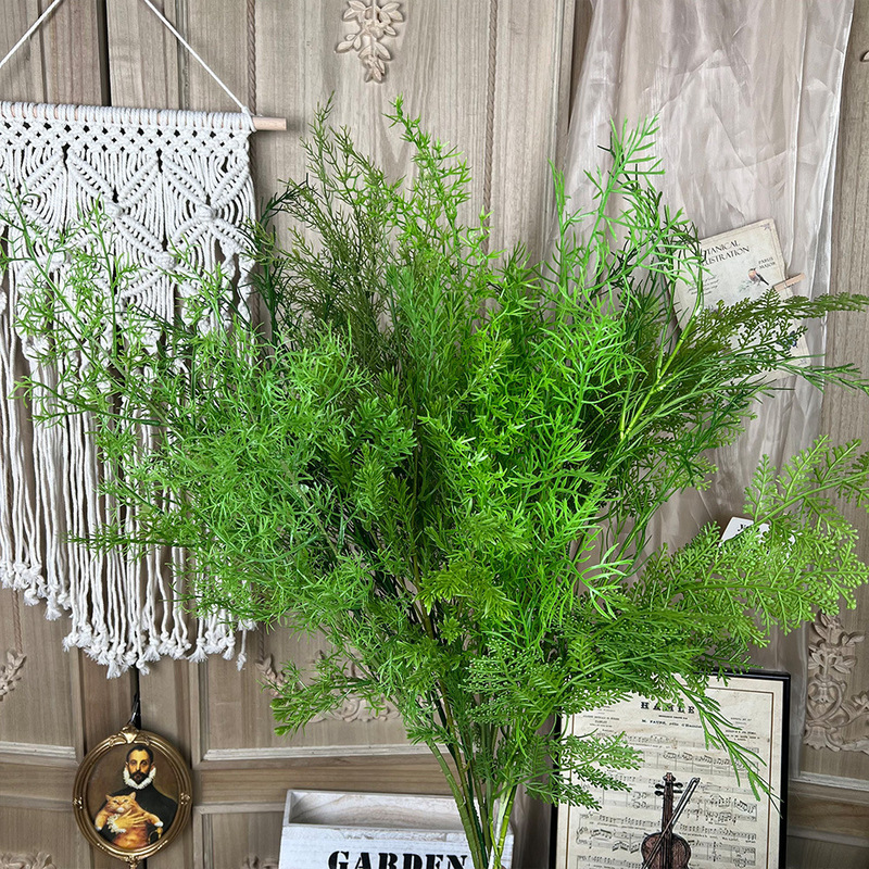 Simulation water fern coral grass fake green plant tree branches and leaves flower arrangement landscaping wedding road guide wedding decoration wholesale