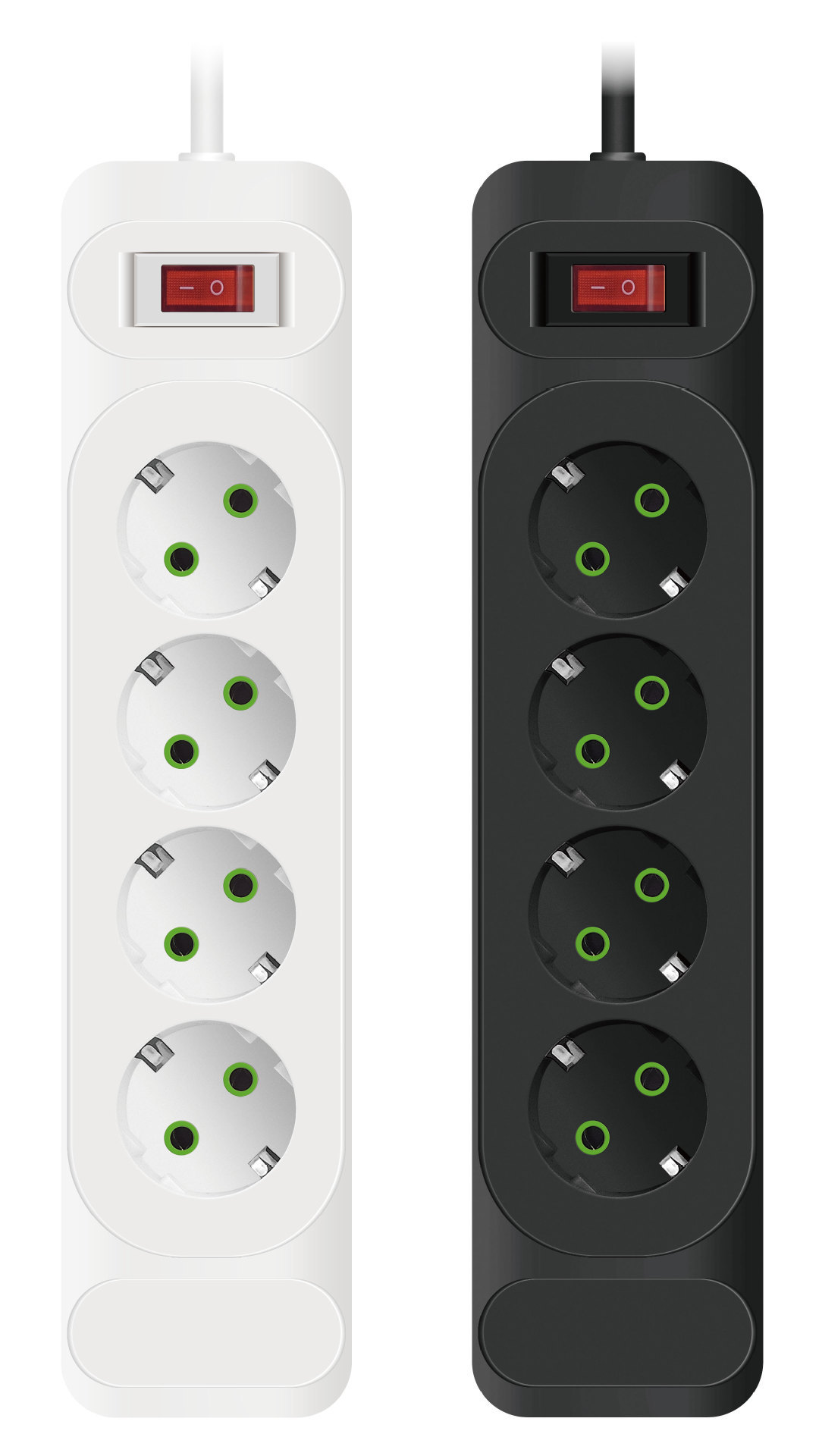 EURO estándar europeo jack socket comercio exterior exportación blanco negro color caja parche junta