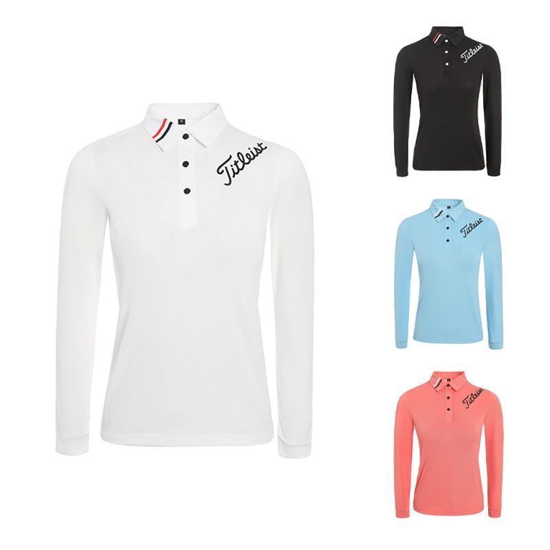 Autumn Versatile Breathable Golf Clothing Women's Long-Sleeved T-Shirt Spring Quick-Drying Slim Fashion Golf Clothing Top