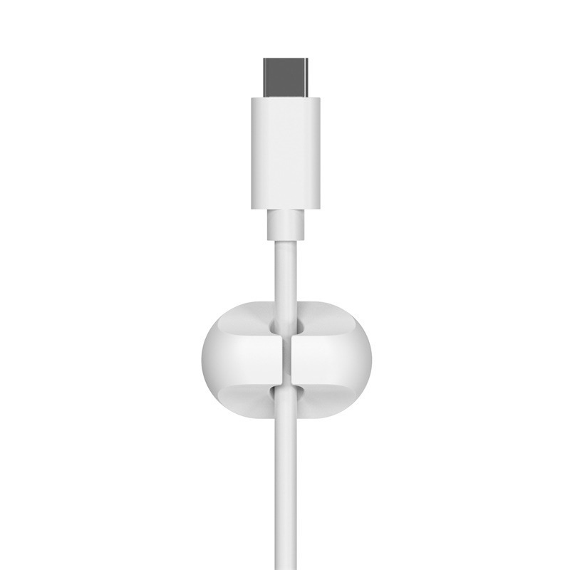 Amazon Venta caliente alambre almacenamiento Cable de silicona organizador cable de datos cubierta protectora velcro soporte de cable de nylon