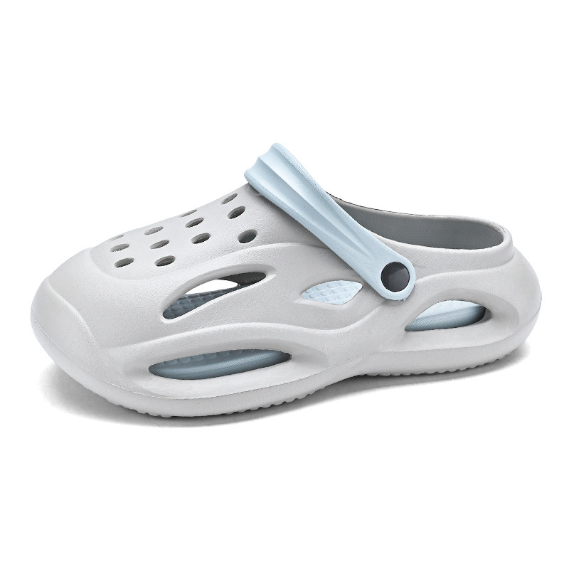 Transfronterizo 2025 verano nuevo desgaste ventilador bicolor ocio suave suela antisucio sandalias agujero zapatos agujero image 8