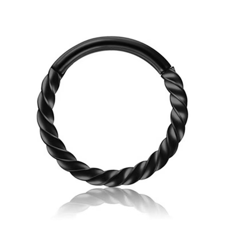 Piercing Nasenring Aus Edelstahl Körperschmuck Elegantes Design_voghion.com