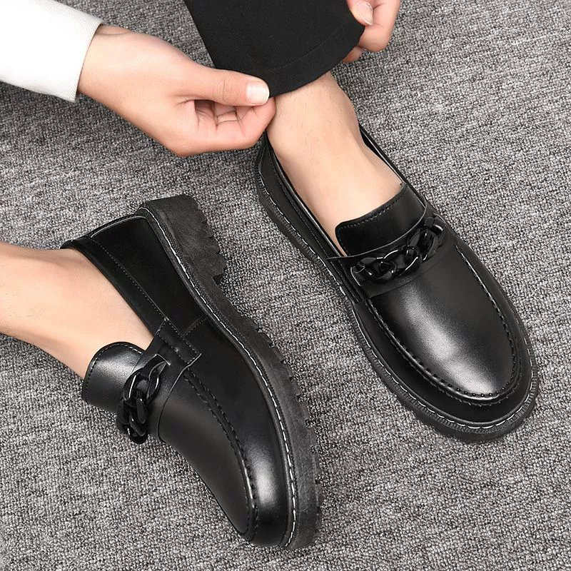 Martens, летние туфли из кожи, универсальная повседневная обувь, черная форма медсестры, корейский стиль