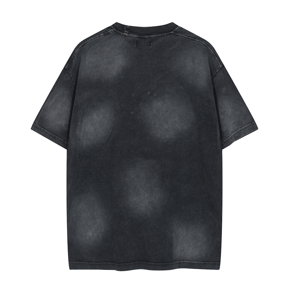 FAR.ARCHIVE FAR hace lavar el agua vieja LOGO letras impresión inversa camiseta de manga corta