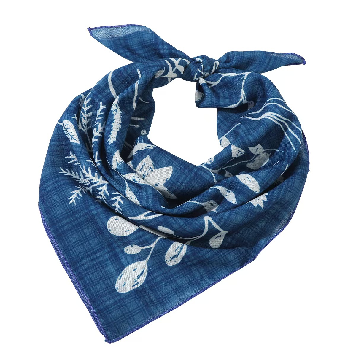 파란 꽃가지 25개