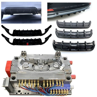 Car Rear Bumper Lip Spoiler Injection Mold Manufacturer Customizes Automotive Pp Plastic Mold Accessories Mold Opening (Avtomobil hissələri qəlibləri)