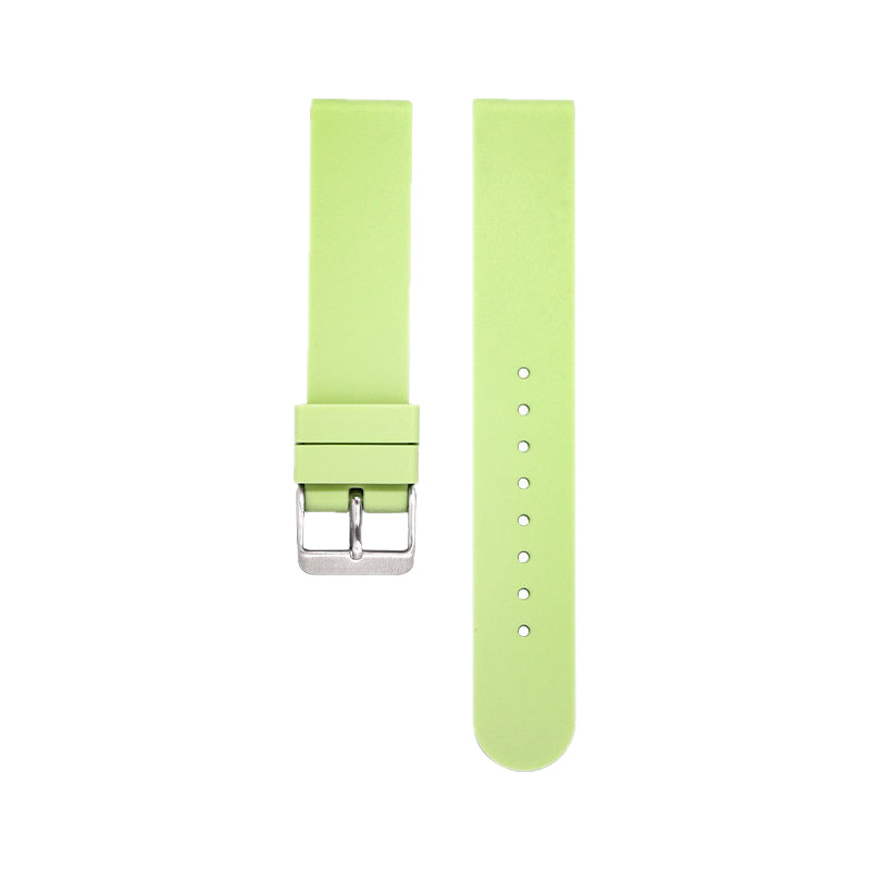 Correa de reloj Casio de goma de silicona delgada suave para hombres y mujeres accesorios de reloj 16mm posición de la oreja impermeable importación y exportación