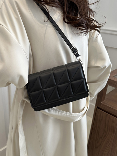 Designer Grid Bag for Women, 2024 New Trend, Versatile and Fashionable Small Square Shoulder Bag for Women, Lightweight Luxury Style