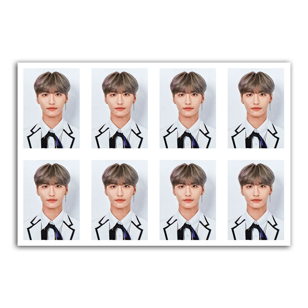ATeez 2-й Atiny Fankit периферия Сертификат Фото Фото Паспортные фотографии
