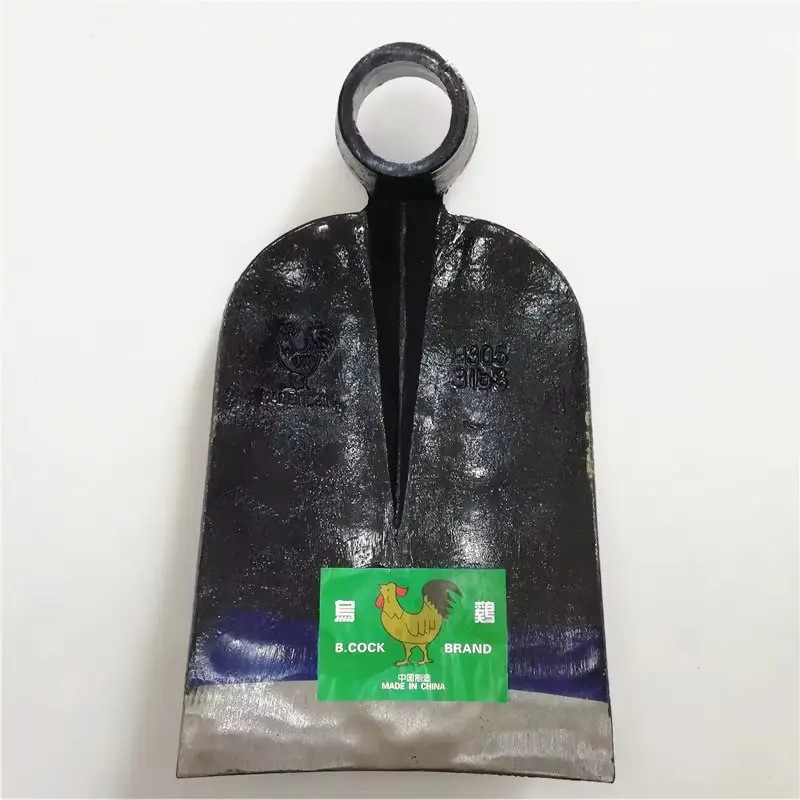 厂家批发农用锄头园林除草翻土工具道轨钢锄头