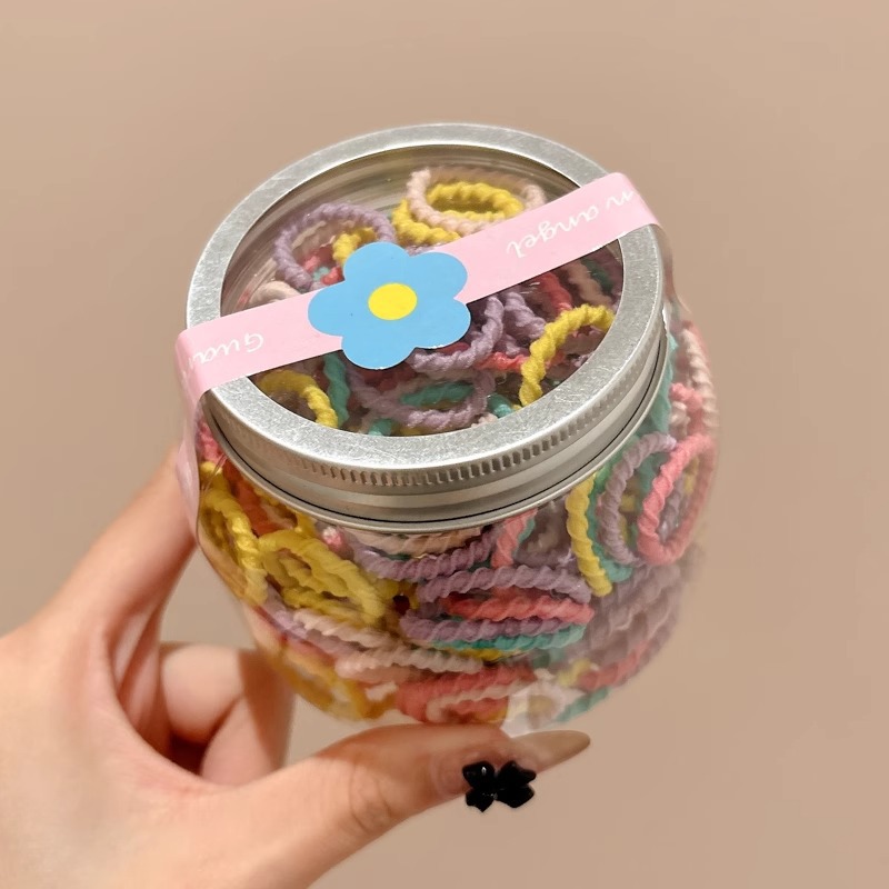 Anillo de pelo de pulgar para niños, cabello de mujer, alta elasticidad, cordón de cabello no dañino, banda de goma pequeña para bebés, cabello pequeño