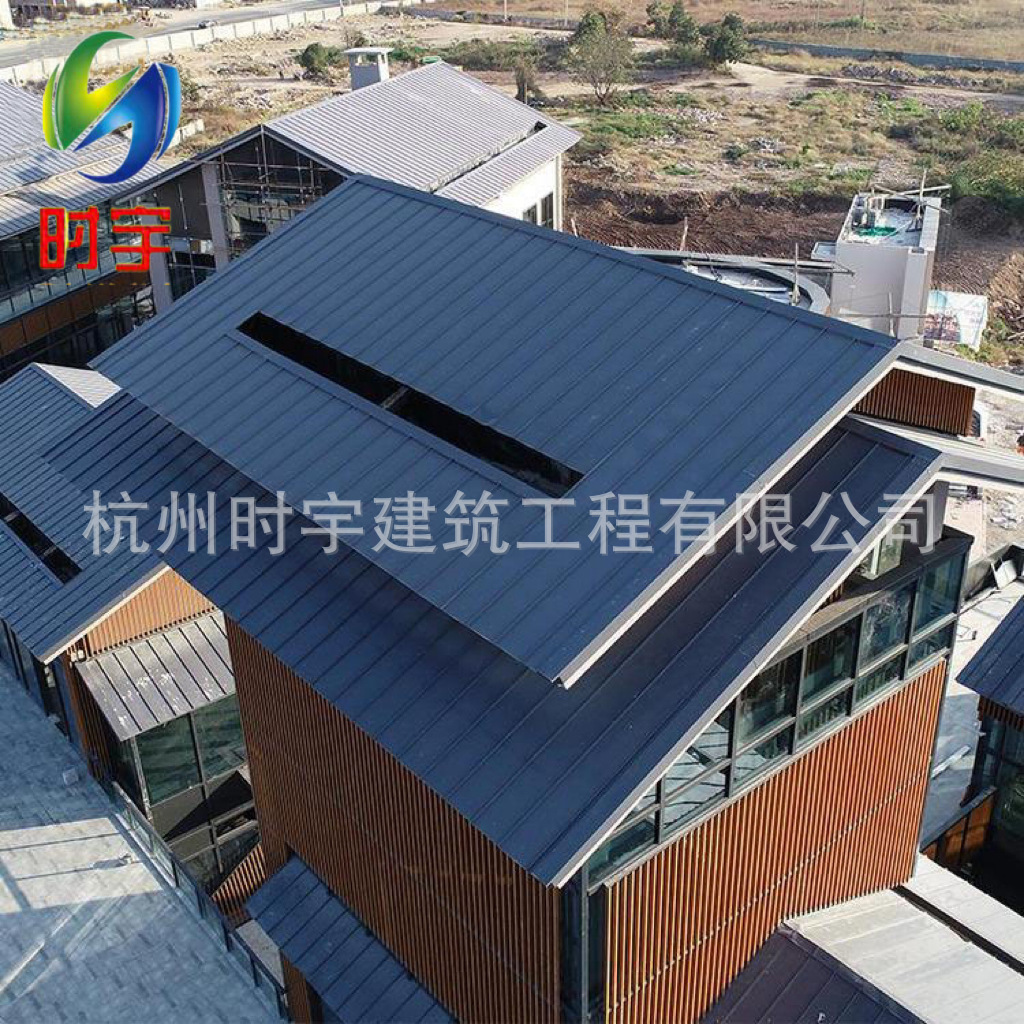 金属建材钛锌板0.7mm钛锌屋面板25-400矮立边金属屋面供应