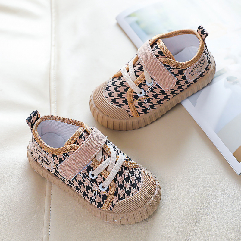 Calzado Infantil Estilo Coreano para Niños y Niñas, Zapatos Casuales de Lona Transpirables para Caminar, Zapatos de Lona para Niños Pequeños